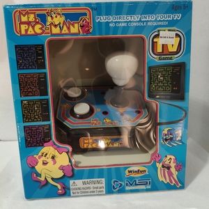 Ms. Pacman Plug and Play Gaming System Bandai Namco 1993